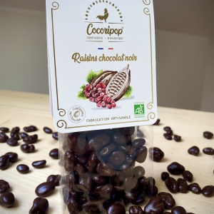 Raisins chocolat noir